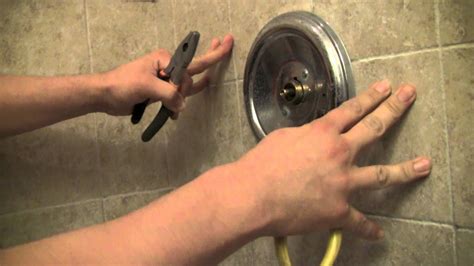 replace moen shower faucet